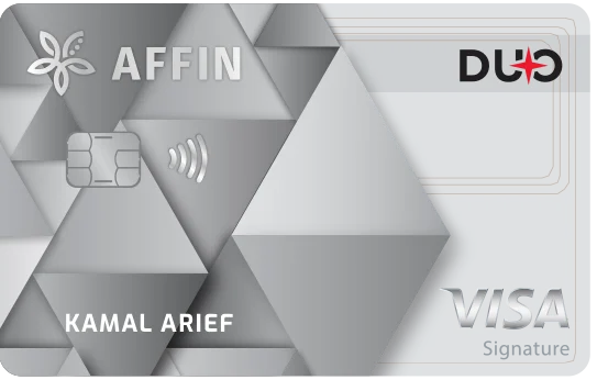 AFFIN DUO+ Visa & Master credit card